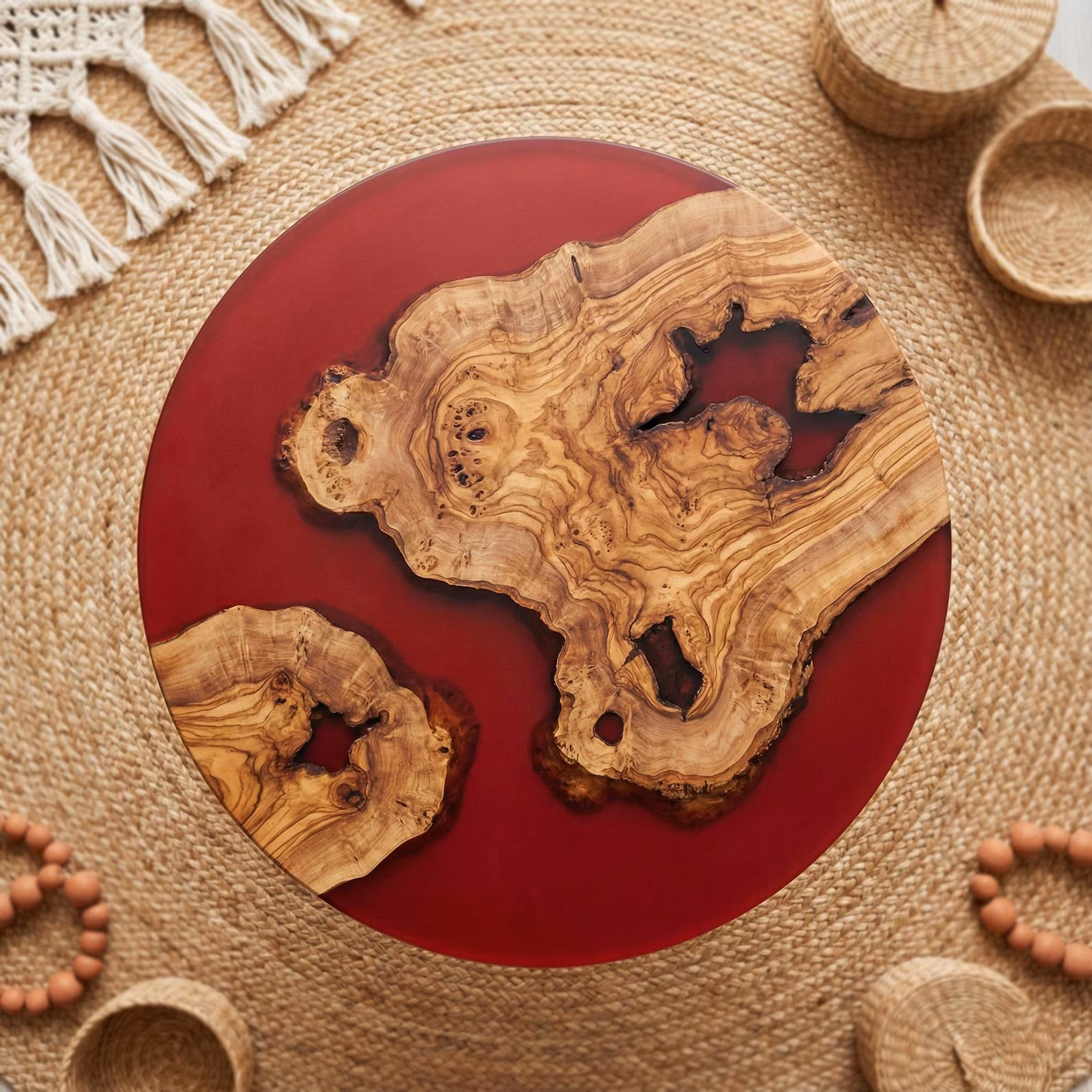 500-1000 Years old Ancient Olive Wood Coffee Table - Image 18