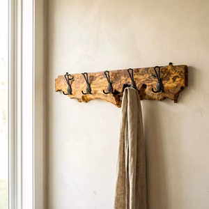 500-1000 Years Old Ancient Olive Wood Wall Rack